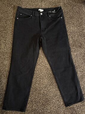 H&M Black High-Rise Jeans